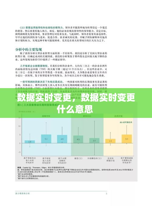 数据实时变更，数据实时变更什么意思 
