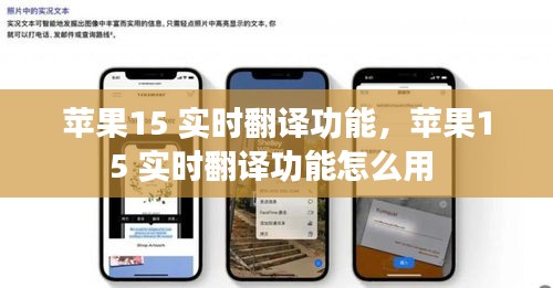 苹果15 实时翻译功能，苹果15 实时翻译功能怎么用 