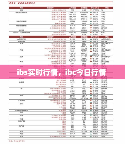 ibs实时行情，ibc今日行情 