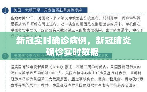 新冠实时确诊病例，新冠肺炎确诊实时数据 