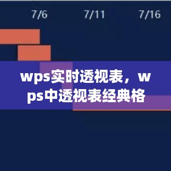 wps实时透视表，wps中透视表经典格式 