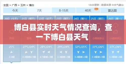 博白县实时天气情况查询，查一下博白县天气 