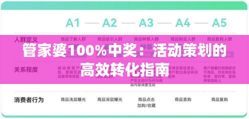 管家婆100%中奖：活动策划的高效转化指南