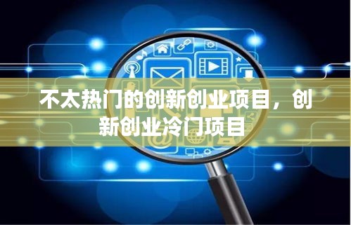 不太热门的创新创业项目，创新创业冷门项目 