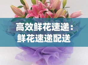 高效鲜花速递：鲜花速递配送 