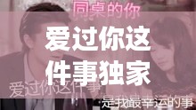 爱过你这件事独家：《爱过你 这件事》 
