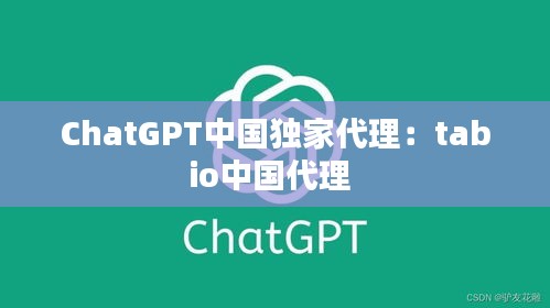 ChatGPT中国独家代理：tabio中国代理 