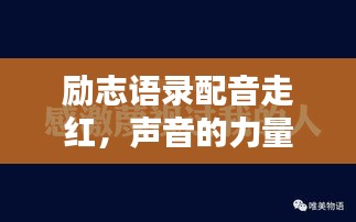 励志语录配音走红，声音的力量引领前行