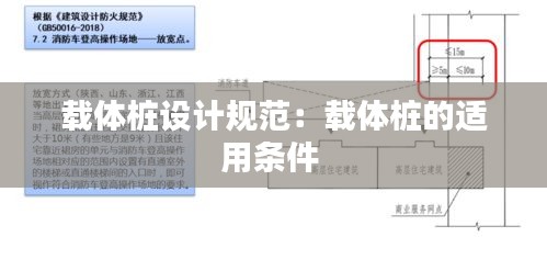 载体桩设计规范：载体桩的适用条件 