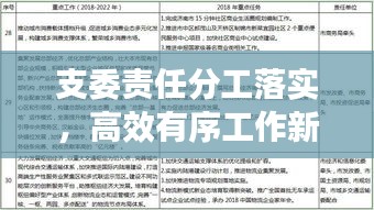 支委责任分工落实，高效有序工作新格局构建启动
