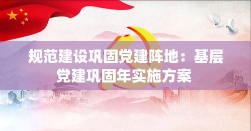 规范建设巩固党建阵地：基层党建巩固年实施方案 