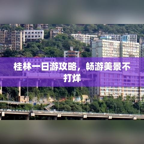桂林一日游攻略，畅游美景不打烊