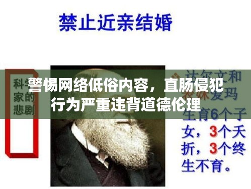 警惕网络低俗内容，直肠侵犯行为严重违背道德伦理