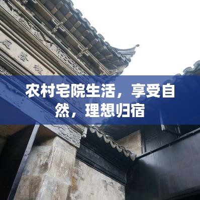 农村宅院生活，享受自然，理想归宿