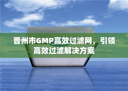 晋州市GMP高效过滤网，引领高效过滤解决方案