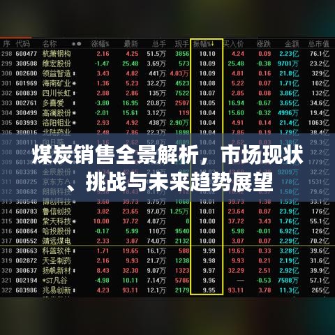煤炭销售全景解析，市场现状、挑战与未来趋势展望