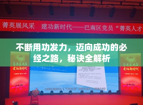 不断用功发力，迈向成功的必经之路，秘诀全解析