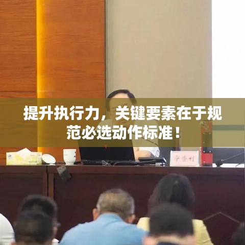 提升执行力，关键要素在于规范必选动作标准！