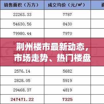 荆州楼市最新动态，市场走势、热门楼盘、政策解读一网打尽