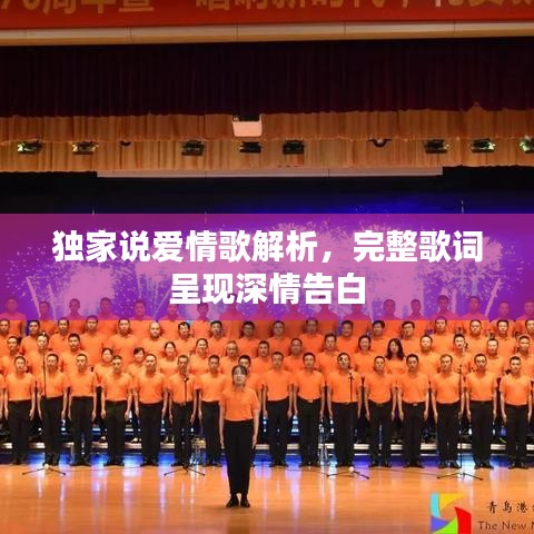 独家说爱情歌解析，完整歌词呈现深情告白