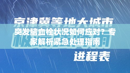 突发脑血栓状况如何应对？专家解析紧急处理指南
