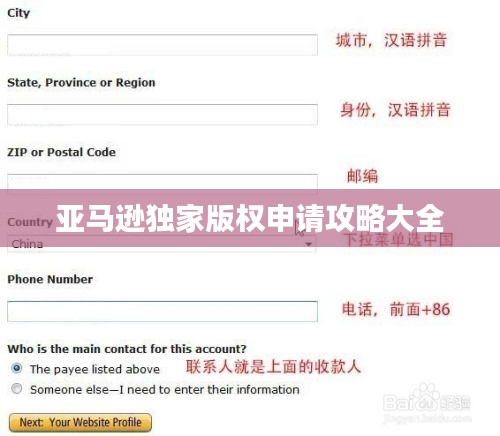 亚马逊独家版权申请攻略大全
