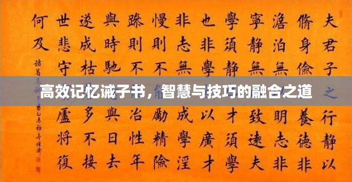 高效记忆诫子书，智慧与技巧的融合之道